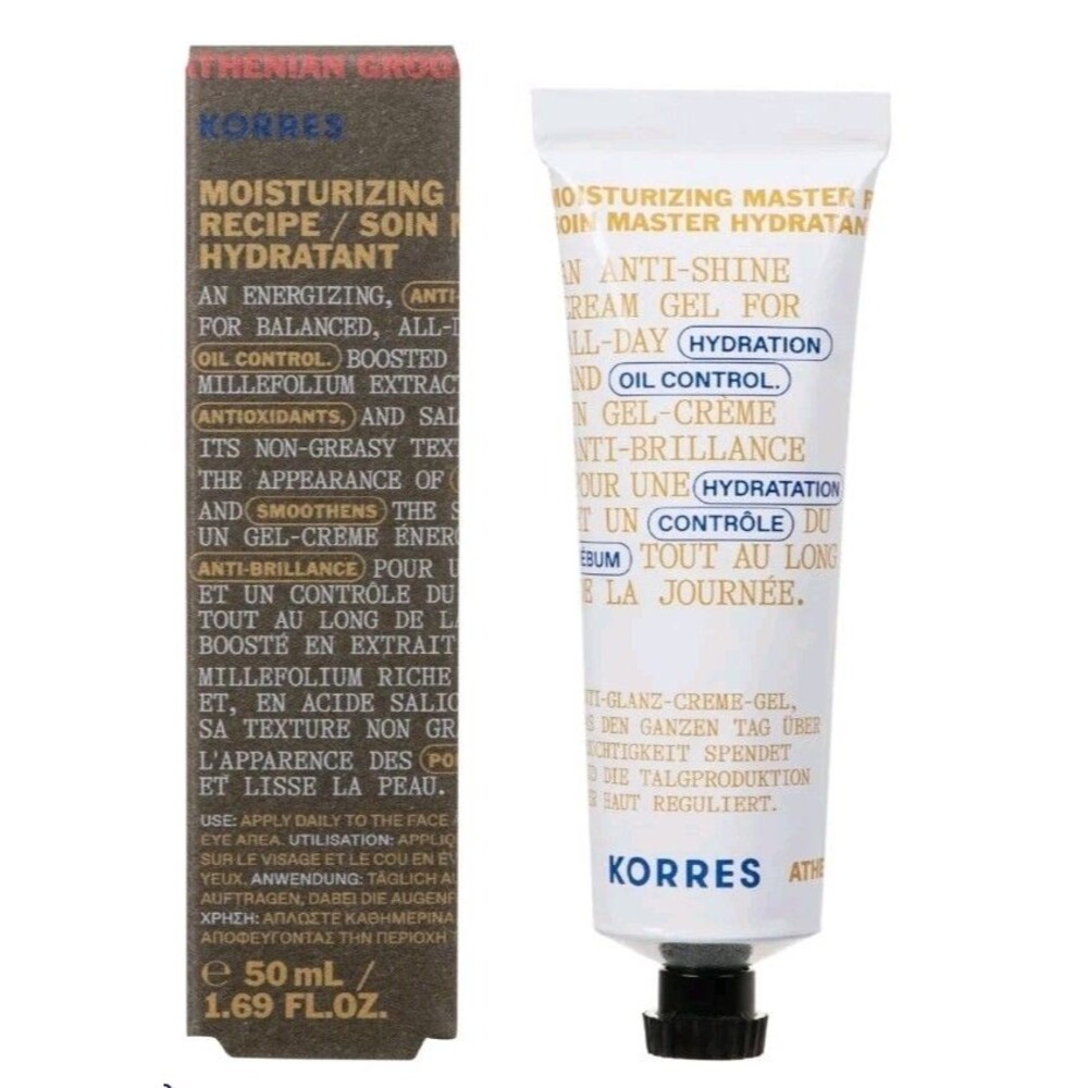 Korres Men's Moisturizing Master Recipe Face Cream 50ml/1.69fl Oz, Sealed